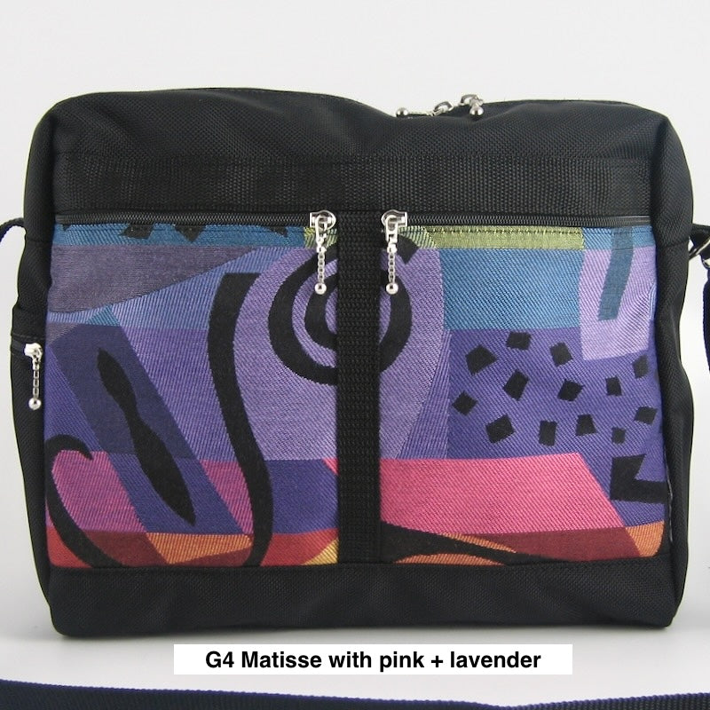 107  Large Messenger Bag, Cross-Body fabric and nylon