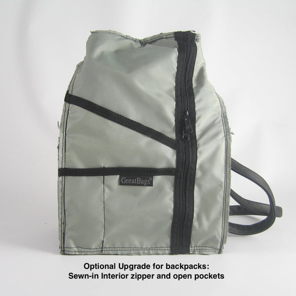 Interior zipper/open pocket upgrade for any backpack